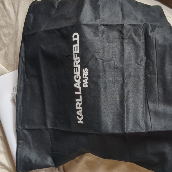 NWT Karl Lagerfeld Charlotte Leather Top Handled Satchel - Picture 15 of 17